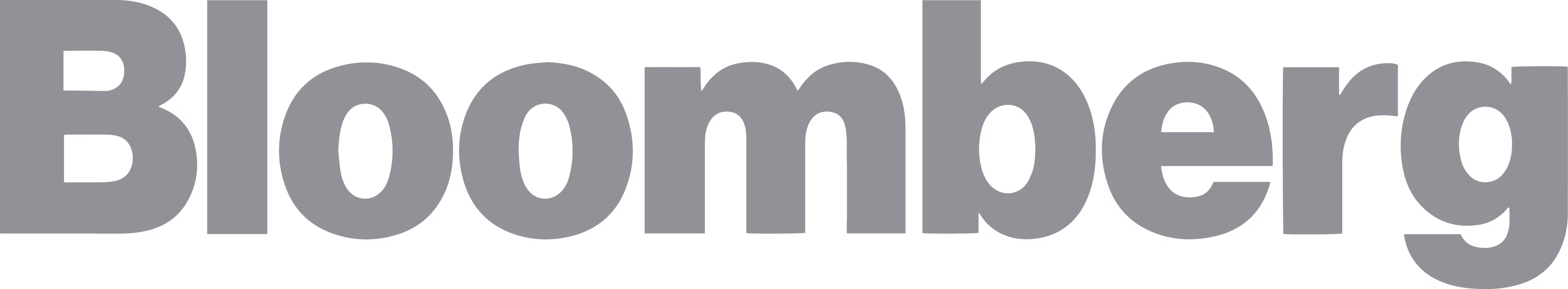 Bloomberg logo in large gray letters on white background